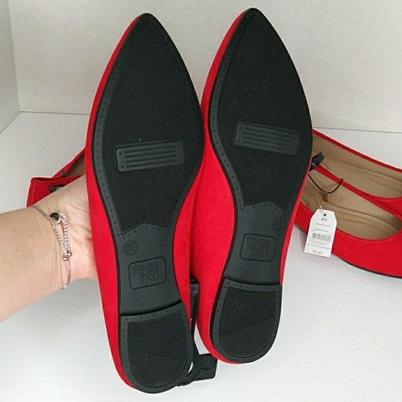 3 Pairs of Time and Tru Memeory Foam Flats - Picture 2 of 3